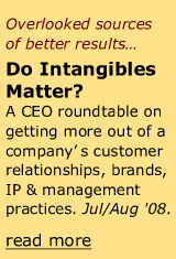 Do Intangible Assets Matter? A CEO Magazine Roundtable
